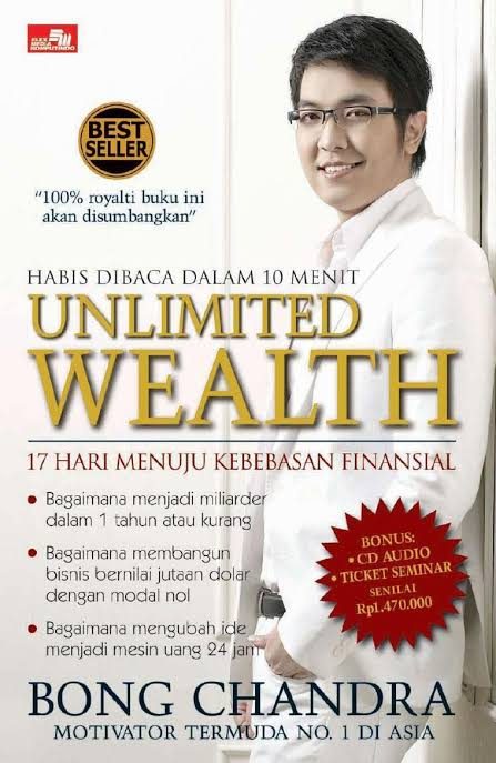 Sampul buku Unlimited Wealth: 17 Hari Menuju Kebebasan Finansial