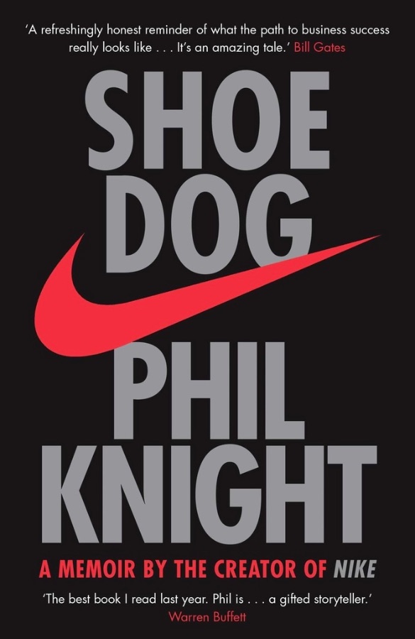 Sampul buku Shoe Dog: A Memoir By The Creator of NIKE