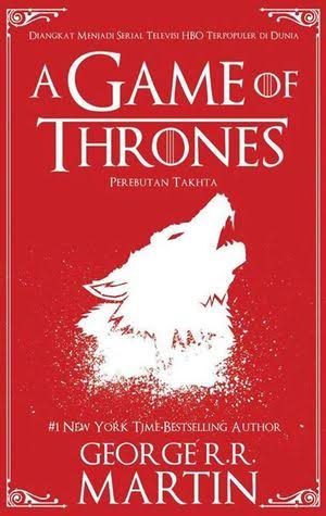 Sampul buku A Game of Thrones