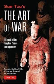 Sampul buku The Art of War Sun Tzu Bilingual Chinese and English Edition