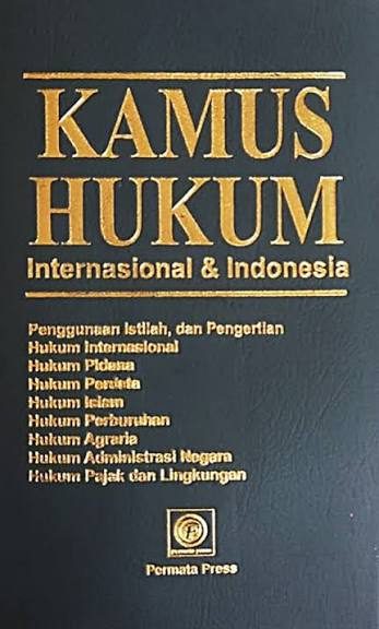 Sampul buku Kamus Hukum Internasional & Indonesia