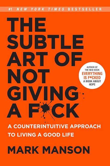 Sampul buku The Subtle Art of Not Giving A Fuck